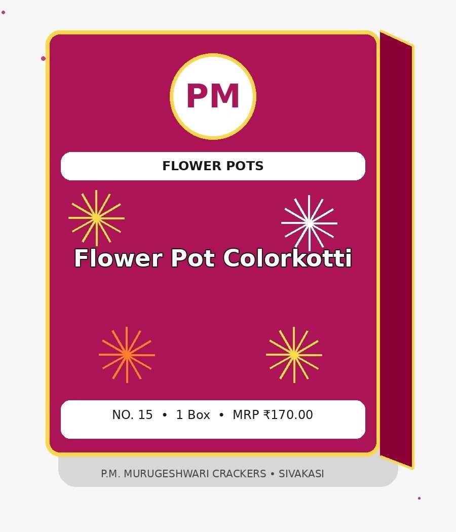 Flower Pot Colorkotti