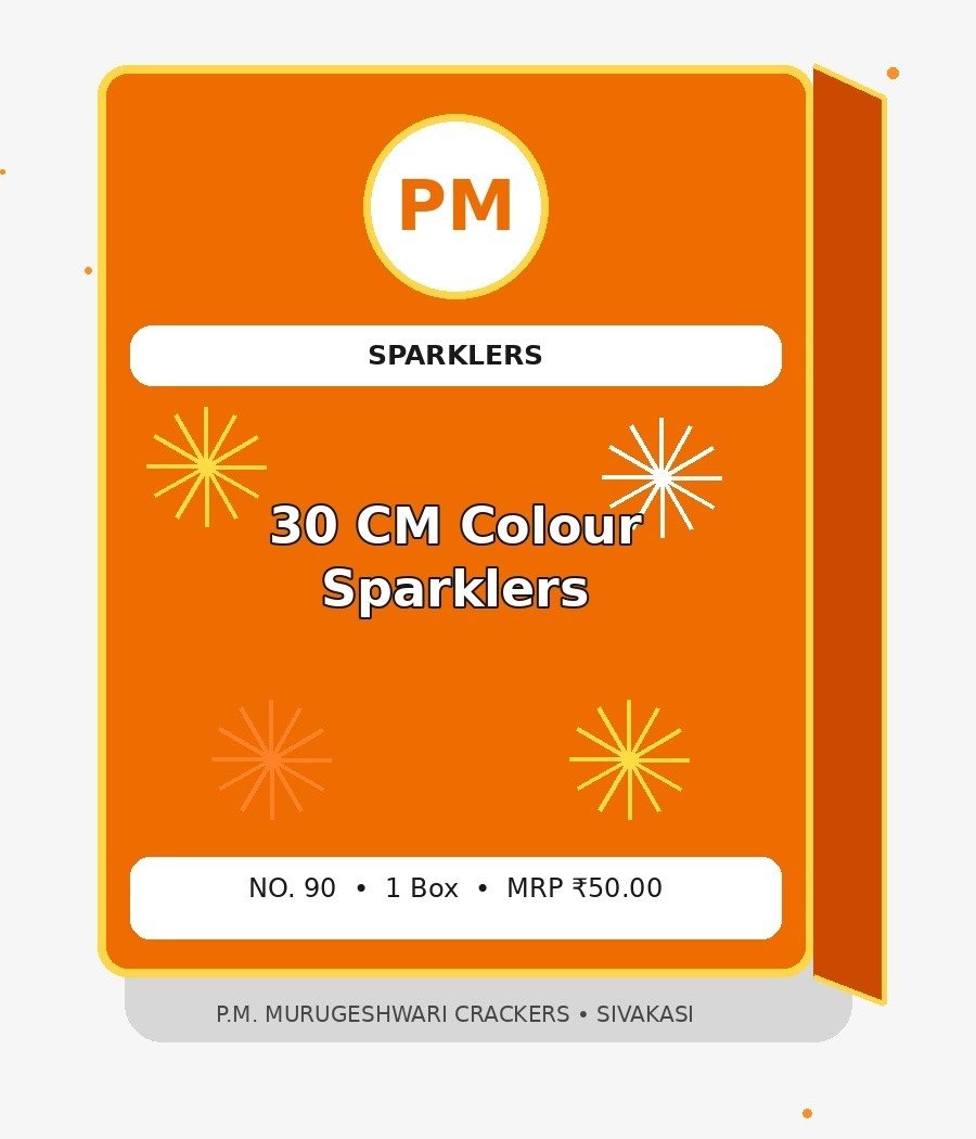 30 CM Colour Sparklers